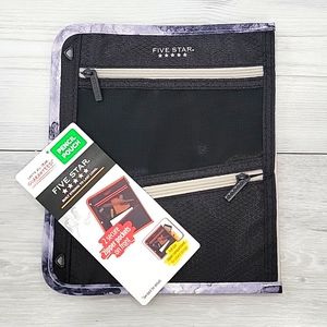 Five Star Flat Zipper Pencil Pouch